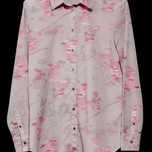 Abstract Pink Woman's Shirt